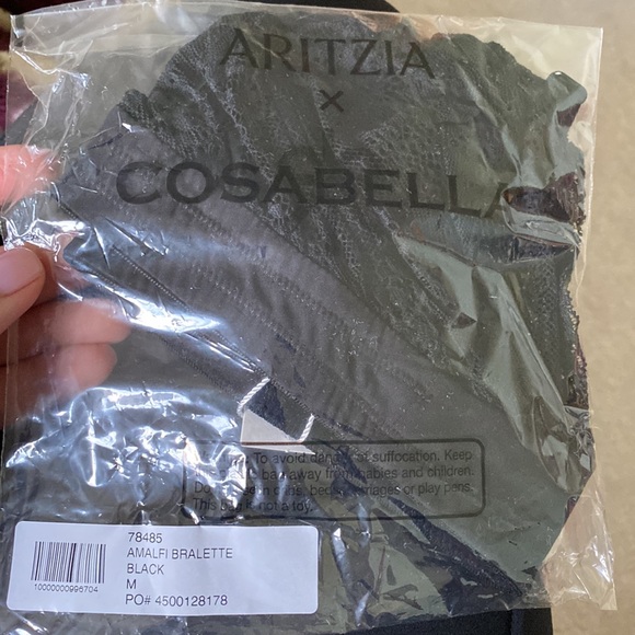 Aritiza X Cosabella amalfi bralette in black - Picture 2 of 2